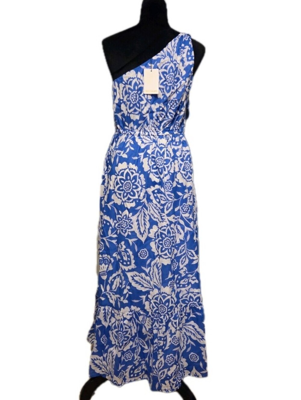 Sugarlips Women's Marny Floral One Shoulder Coastal Maxi Dress. Pockets. Xs - Picture 6 of 10